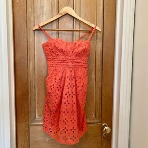 Forever 21 Eyelet Crochet Sundress w/ Pockets